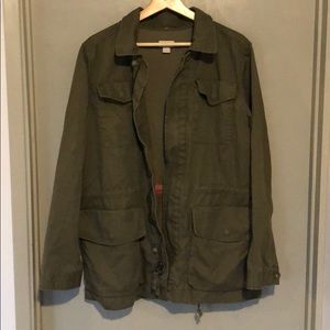J. Crew Olive Utility Field Jacket